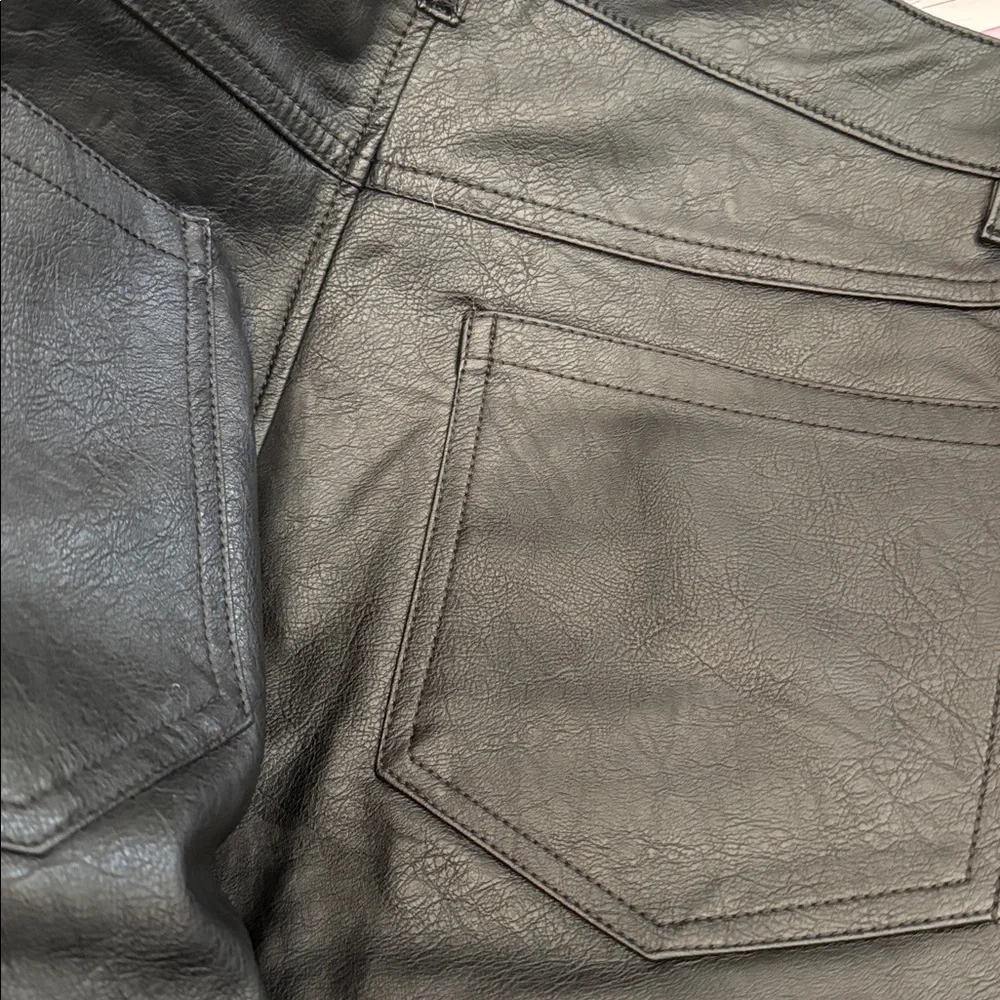 Urban Outfitters Faux Black Leather Pants - Picture 7 of 9